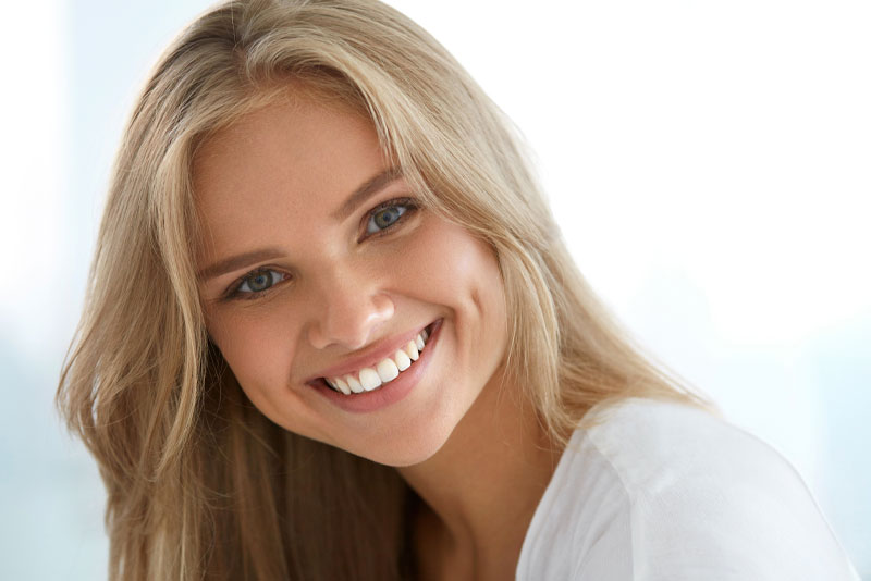 cosmetic dentistry patient smiling